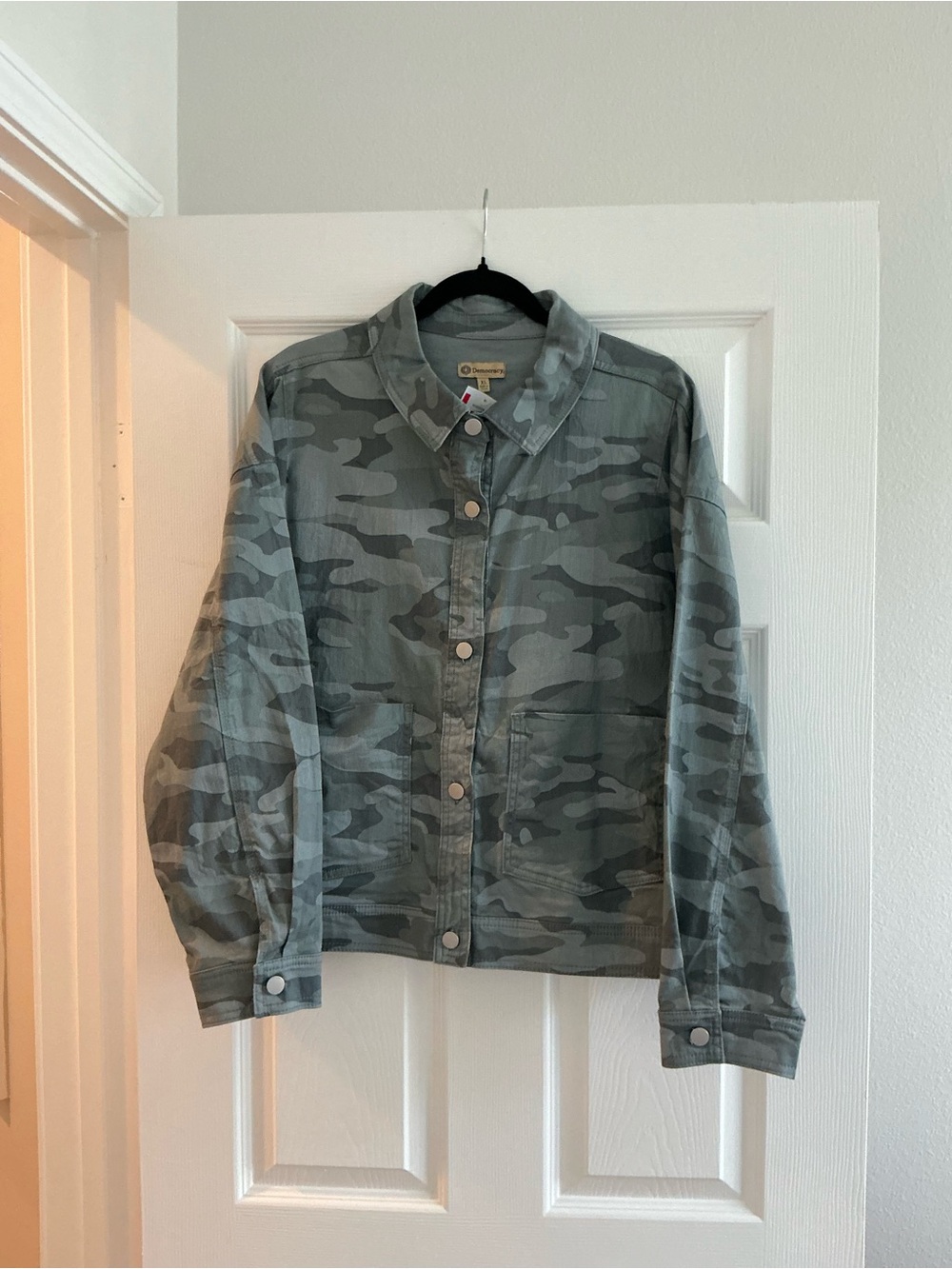 Democracy Gray Camo Jacket